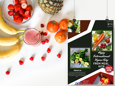 Hanging Grocery Poster Template... advertising business template design graphic design grocery poster design poster design