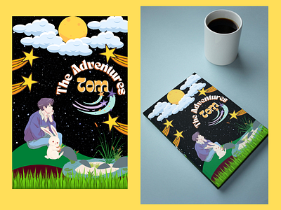Kid's - Story Book Cover Design Template .. advertising book cover design business template design cartoon book cover design cover design graphic design kids book cover design poster design