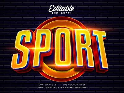 gaming esport logo editable text effect 3d background design effect font graphic design logo symbol