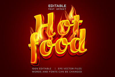 hot spicy food editable text effect food label menu add on background design editable effect fire flame font food label graphic design grill hot food logo menu modern red color spicy stiker style template