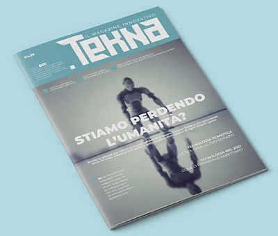 TEKNA - Futuristic Magazine Design design future graphic design humanity logo magazine print vector