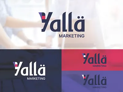 Yalla Marketing branding logo