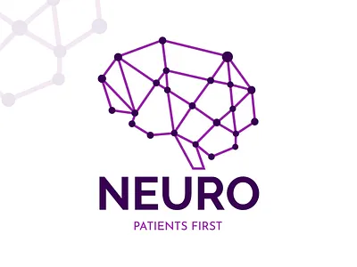 Neuro brain logo brand identity branding care logo design graphic design healthcare logo medical logo modern logo