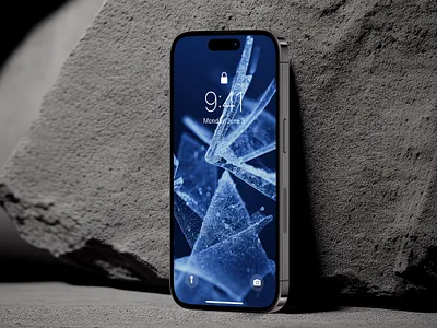 iPhone 14 Mockup - Rock Variation 01 casestudy design iphone mockup mockups presentation showcase ui wallpaper