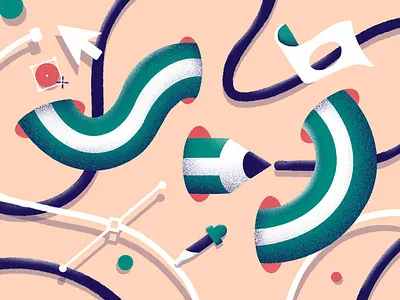 Adobe Illustrator Tools adobe adobe illustrator illustration illustrator pencil