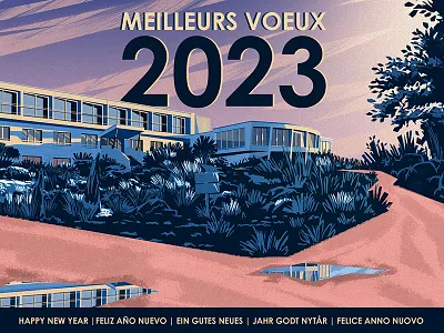 Happy New Year 2023 2danimation design illustration mgcollective motion design motiondesignschool motionlovers