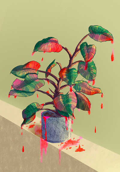 Plant calm illustration plant