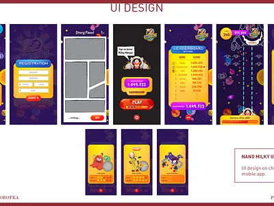 Game UI design illustration ui