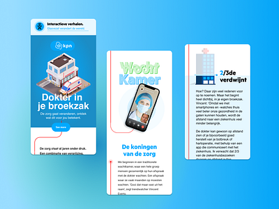 KPN Editorial platform - Pitch app illustration type