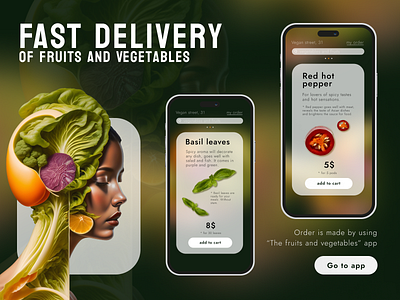 Vegan app app design figma graphic design ui