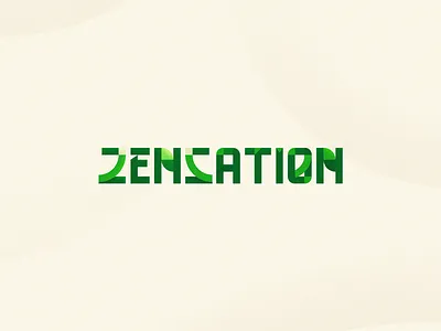 Zensation branding design doodle doodleart illustration logo type typog typography vector