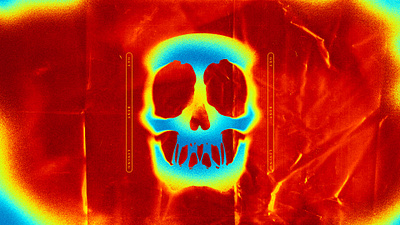 Get Busy Living bones custom death design for sale graphic design heatmap life living logo skull vector