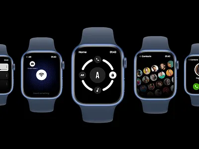 New Apple Watch Concept app design apple watch branding design graphic design illustration interaction design logo mobile app ui user experience watch