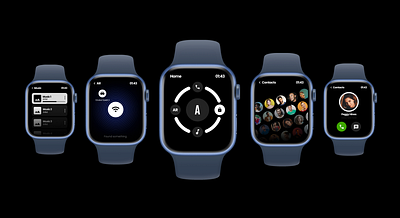 New Apple Watch Concept app design apple watch branding design graphic design illustration interaction design logo mobile app ui user experience watch