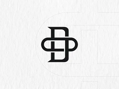 Monogram with Letters DOS animation branding design graphic design icon illustration logo ui ux vector