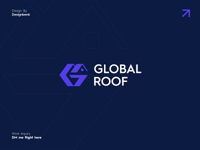 Letter G. Global Roofing Logo Design branding building logo constructions logo contructor logo home maker house build house logo illustration letter g letter g roof logo letter g roofing company logo logo designer logo ideas logo inspirations logo maker logo mark roof logo roofing company ui