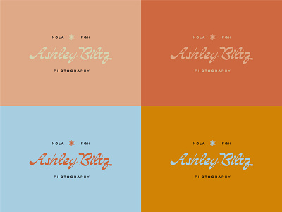 Ashley Biltz Photography – Primary Logo Design branding branding design colorful palette design graphic design illustration logo primary logo quirky quirky logo retro retro inspired typography vintage vintage inspired visual identity warm warm branding palette warm colors