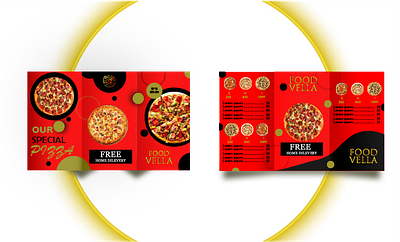 Food flyer/menu branding design graphic design illustration