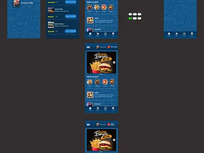 Food App for theater food app graphic design ui user exoerience