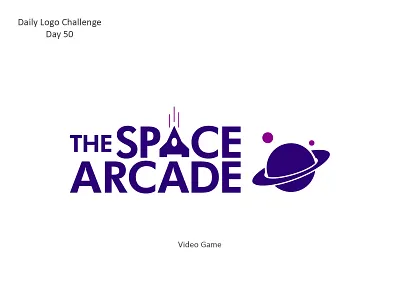 Video Game arcade dailylogo dailylogochallenge game logo logodesign space thespacearcade video videogame