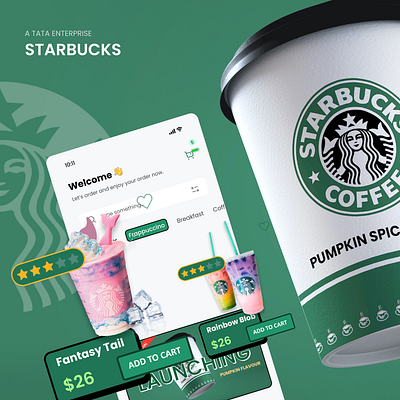 Starbucks app revamp app branding coffee e commerce responsive design retail starbucks ui user centric design user experience user interface ux design web design website redesign
