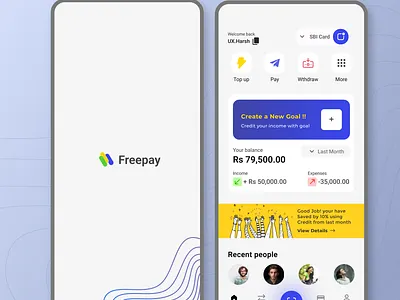 Effortless Transactions: Wallet App Redesign animation application branding fintech graphic design logo payment app ui user experience user interface ux wallet