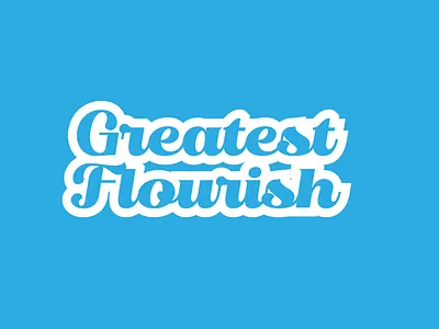 greatest flourish branding logo