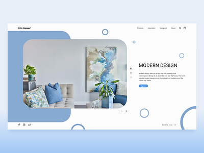 Modern Design design home design ui ux