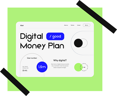 Digital Currency Landing app app design design finance illustration landing ui uiux uiux design ux