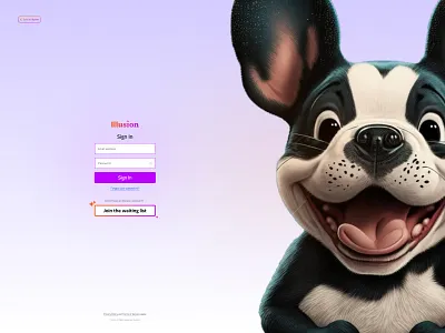 Login page for Illusion.ws chatgpt generative generative ai midjourney openai