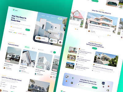 Trivalia - Real Estate Web Design figma product design real estate real estate web design ui design ux design web design