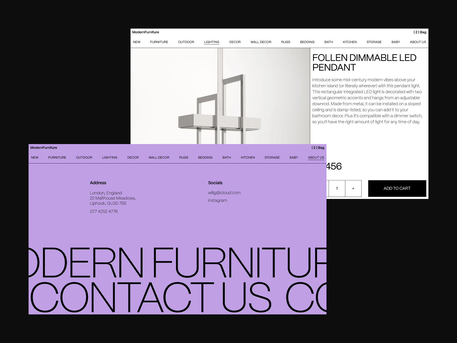 Minimalist home furnishing design e commerce furniture landing landing page minimal minimalism minimalistic shop ui ux uxui web web design веб веб дизайн интернет магазин лендинг минимализм