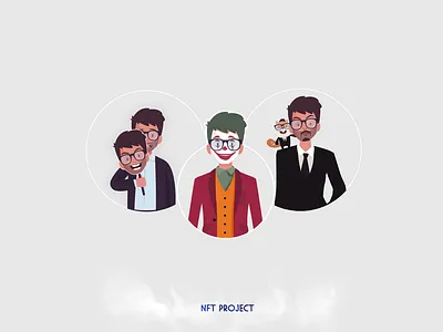 NFT character design illustration branding character design graphic design illustration logo mobile ui ux vector