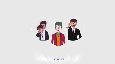 NFT character design illustration branding character design graphic design illustration logo mobile ui ux vector