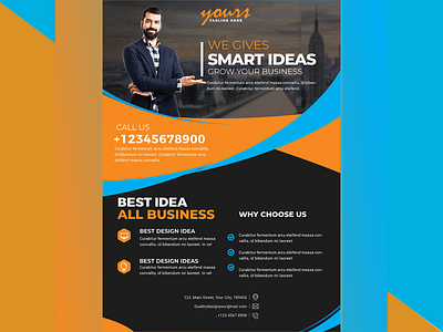 Multipurpose Flyer banner branding cover art design graphic design illustration logo ux vector