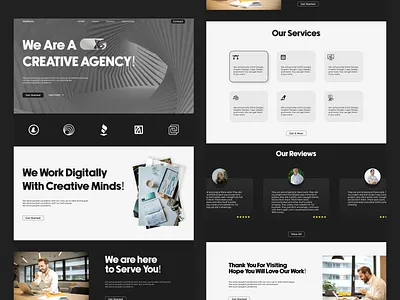 Creative Agency Portfolio Website agency agency portfolio website agency web agency website creative creative agency design homepage innovative landing page minimal portfolio portfolio web portfolio website ui ui ux ui ux website design ux web design webdesign