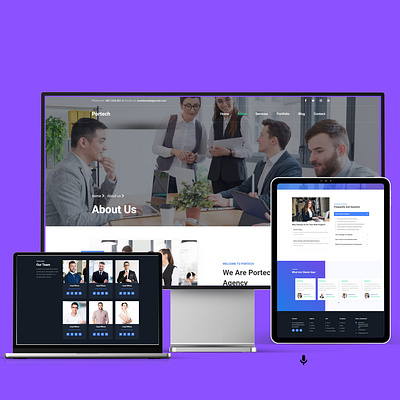 Portfolio website customization design elementor website design wordpress