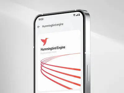 Hummingbird engine animation branding logo ui