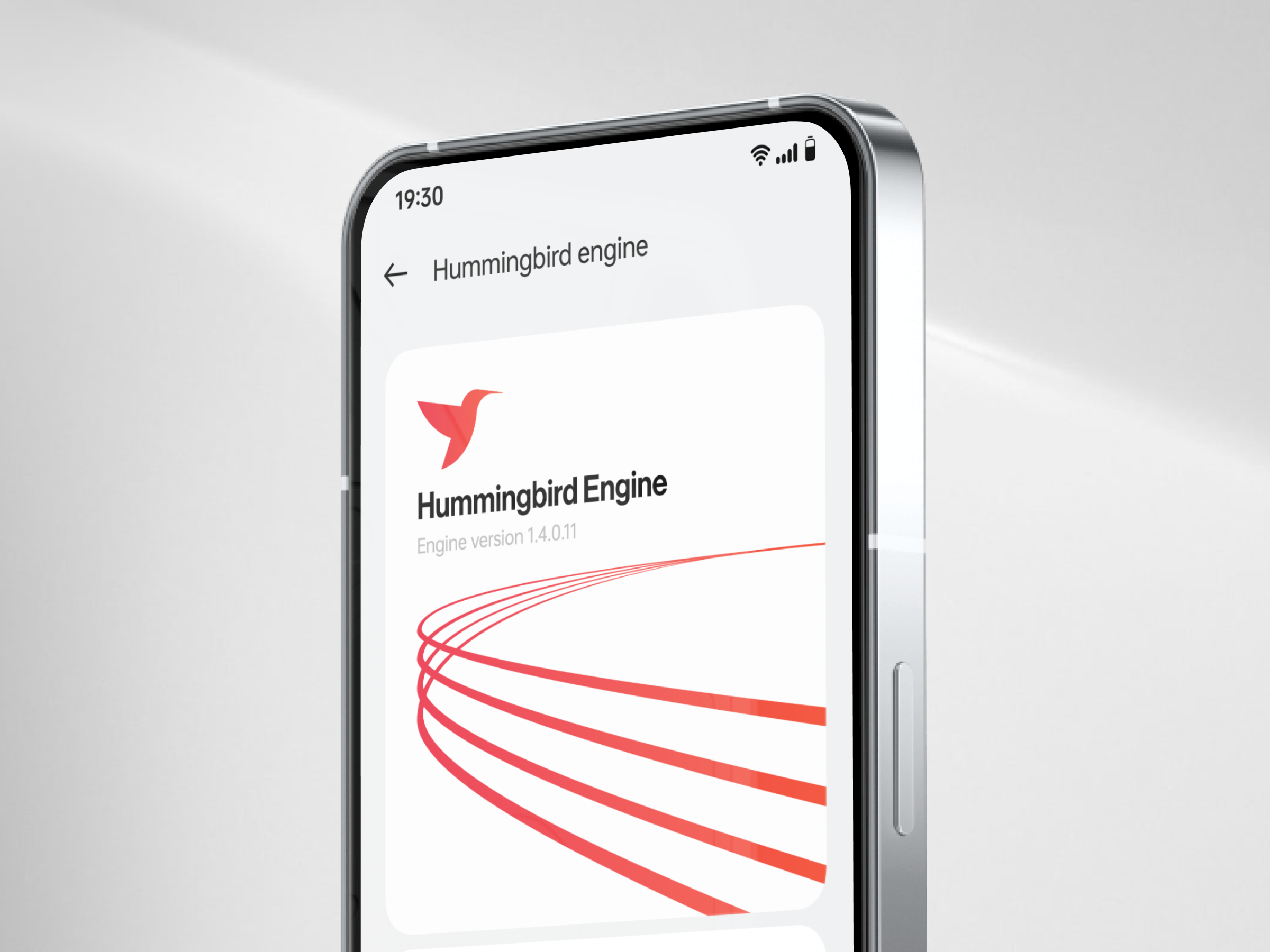 Example of Hummingbird engine