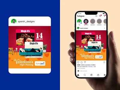Furniture Social Media Post Design | Valentines day post branding design facebook design graphic design illustration instagram design social media post