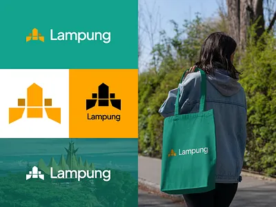 Lampung Brand brand brand identitiy lampung logo siger
