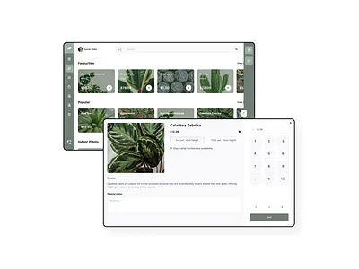 Web app ui/ux design checkout design plant store shopping experience ui uiux userinterface ux design web app design