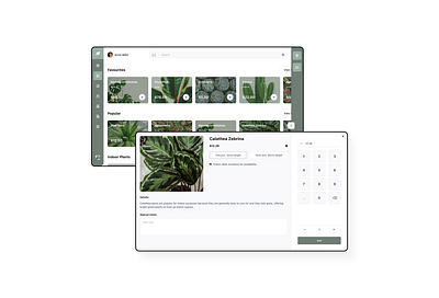 Web app ui/ux design checkout design plant store shopping experience ui uiux userinterface ux design web app design