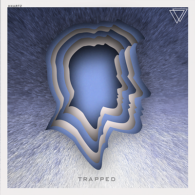 Trapped background branding graphic design human photoshop think ui