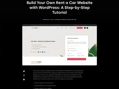 My Journal automotive car rent rent a car theme tips tips and tricks tricks tutorial wordpress