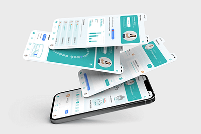 Dentist app 3d animation graphic design logo motion graphics ui