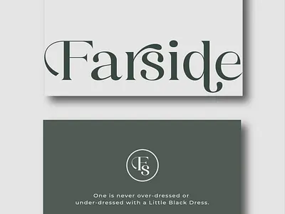 FARSIDE - Clothing Brand brand identity branding branding design branding idenity brandingforclothing clothing design design graphic design illustration logo logo designs minimalist design minimalist logo design typography vector visual identity wordmark