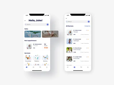WellDoc Main Screen design graphic design mobile ui