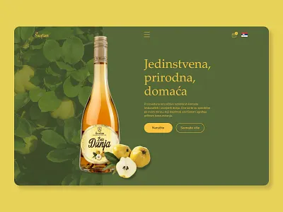 Website Concept for a Serbian Rakija Brand 3.0
