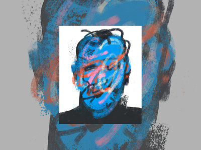 Mess in Head II abstract digitalpainting drawing illustration painting portrait